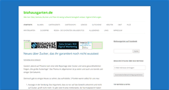 Desktop Screenshot of biohausgarten.de
