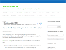 Tablet Screenshot of biohausgarten.de